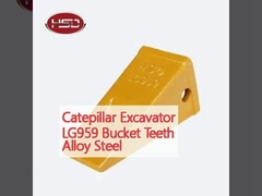Excavadora Catepillar LG959 Dentes de balde de aço ligado