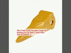 Aço ligado PC650 Excavadora única costela quebra gelo Dentes / ponto dentário 209-70-54210TL-2