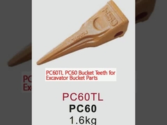 PC60TL PC60 Dentes de balde para peças de balde de escavadeira