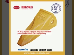 PC300 14151RC 14151SK 14151TL Peças de escavadeira Dentes de balde Fábrica Entrega