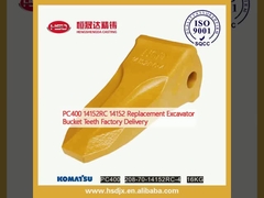 PC400 14152RC 14152 Dentes de balde de substituição para escavadeira Entrega de fábrica
