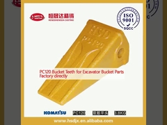 PC120 Dentes de balde para partes de balde de escavadeira