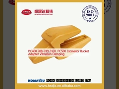 PC400 208-939-3120 PC500 Adaptador de balde de escavadeira Diminuição de vibração