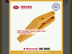 N022 Excavadora Carregadora de rodas Dentes Aumento da produtividade