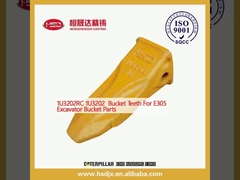 1U3202RC 1U3202 Dentes de balde para E305 Partes de baldes de escavadeiras