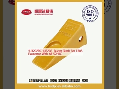 1U3202RC 1U3202 Dentes de balde para escavadeira E305 com 48-52HRC