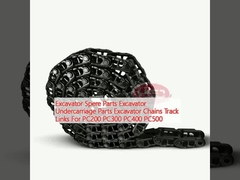Peças sobressalentes de escavadeiras Peças de carro de escavadeiras Cadeias de escavadeiras Links de trilhos Para PC200 PC300 PC400 PC500