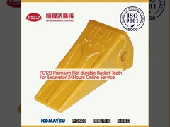 PC120 Premium Dentes de balde planos duráveis para escavadeira Serviço online 24 horas