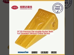 PC120 Premium Dentes de balde planos duráveis para escavadeira Serviço online 24 horas
