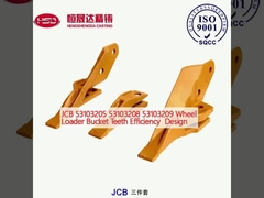 JCB 53103205 53103208 53103209 Design de eficiência dos dentes do carregador de rodas