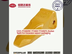 E325 7T3402RC 7T3402 7T3402TL Dentes de balde para embalagens de exportação de escavadeiras