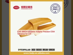 E345 6I6654 Adaptador de excavadora Precisão OEM Tolerância para CAT
