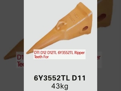 D11 D12 D12TL 6Y3552TL Dentes de Destripador para