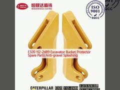 E320 112-2489 Protector de balde de escavadeira Peças sobressalentes Anti-espalhamento de cascalho