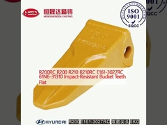 R200RC R200 R210 R210RC E161-3027RC 61N6-31310 Dentes de balde planos resistentes ao impacto