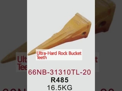 Dentes de balde de rocha ultra-duro