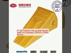 PC120 Premium Dentes de balde planos duráveis para escavadeira Serviço online 24 horas