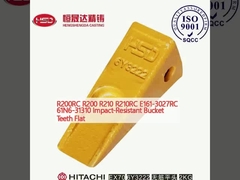 R200RC R200 R210 R210RC E161-3027RC 61N6-31310 Dentes de balde planos resistentes ao impacto