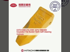 EX70 EX60 25S 25RC 021S TB00395 Excavadora Dentes de balde plano Canos de autolimpeza