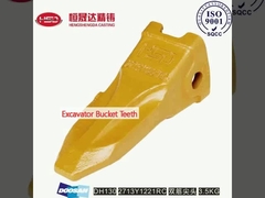 Dentes de balde de escavadeira
