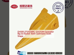DH500 27131236RC DOOSAN Excavadora Dentes de balde de gelo grande Forma de dente otimizada