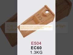 EC60 EC140 E504 14527863 Dentes de balde plano Substituição Operação de baixo ruído