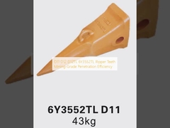 D11 D12 D12TL 6Y3552TL Dentes de Estirador Eficiência de penetração de nível de mineração
