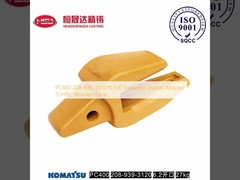 PC400 208-939-3120 PC500 Adaptador de balde de escavadeira 52HRC Caixa de madeira