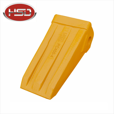 PC400-4 Excavadora de aço de liga de substituição Dentes de balde Amarelo