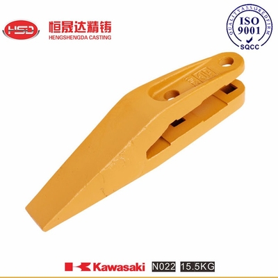 N012 N022 Roda de carregador de escavadeira Dentes de aço ligado resistente a rachaduras