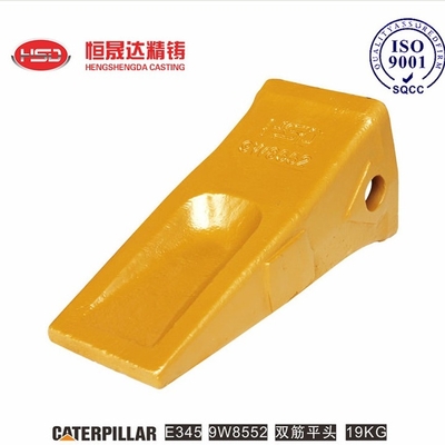 E345 1U3552 1U3552RC 1U3552TL Balde de escavadeira Dentes planos para amarelo