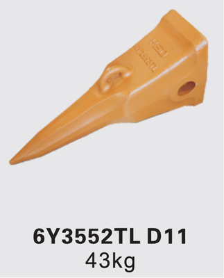 D11 D12 D12TL 6Y3552TL Dentes de Estirador Eficiência de penetração de nível de mineração