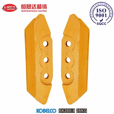 SK260-8 Protector de balde de escavadeira Reforço de espessura dupla para condições adversas