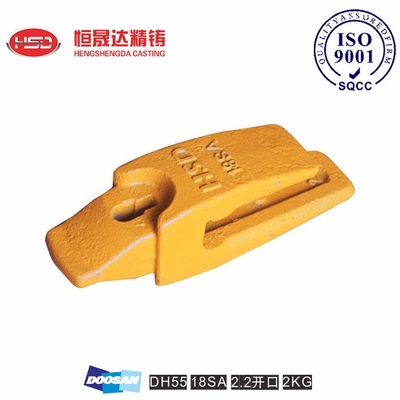 DH55 DH130 DH220 DH258 18SA 2713-1218 Adaptador de balde