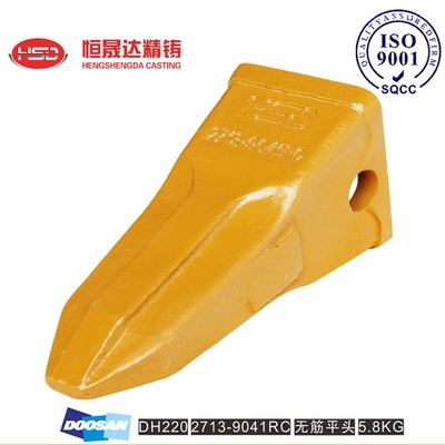 DH220 DH280 2713-9041RC 2713-9038 DOOSAN Dentes de balde Tratamento de força de ponta