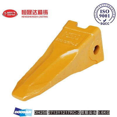 DH258 DH220 2713Y1217 2713Y1217RC DOOSAN Dentes de balde