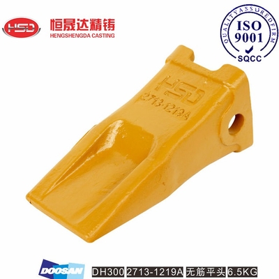 DH300 2713-1219RC 2713-1219 DOOSAN Dentes de balde Bom desempenho de dissipação de calor