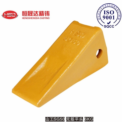 SG50 Dentes do balde da escavadeira Design leve de aço de liga plana