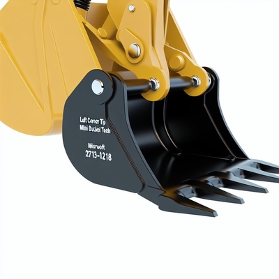Dente de caçamba mini escavadeira ponta canto esquerdo 2713-1218 para Eficiência de Desempenho